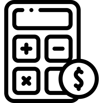 Image depicting a calculator with a dollar sign next to it